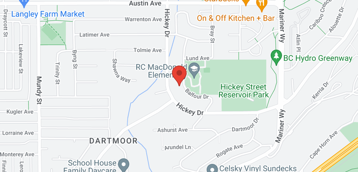 map of 390 BALFOUR DRIVE